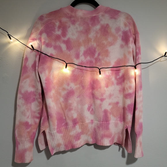 Juicy Couture Small Pink Tiedye Button Cardigan - Picture 8 of 10